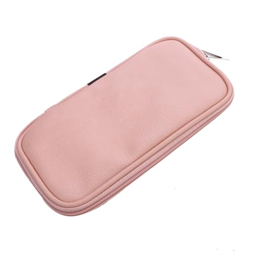 Flybloom Tragbarer Make-Up-Pinselhalter, Reise-Kosmetiktaschen, Beutel Für Damen, Pinsel-Organizer Für Den Täglichen Gebrauch (Rosa) von Flybloom