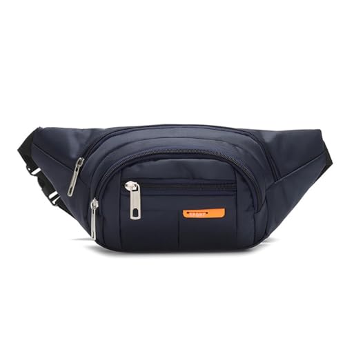 Flybloom Umhängetasche, Gürteltasche Für Herren Und Damen, Reisen, Multifunktionale Geldbörse, Handy-Hüftgürteltasche (Marineblau) von Flybloom