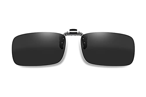 Clip on Polarisiert Sonnenbrille Ultraleicht Sonnenbrille Aufsatz Flip up Sonnenbrille Clip Gegen Licht für Frauen und Männer Brillenträger von Flydo