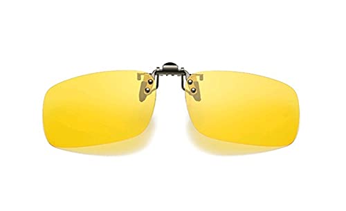 Clip on Polarisiert Sonnenbrille Ultraleicht Sonnenbrille Aufsatz Flip up Sonnenbrille Clip Gegen Licht für Frauen und Männer Brillenträger von Flydo