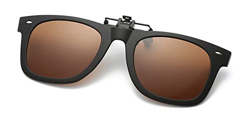 Unisex Sonnenbrille Aufsatz Polarisation Clip On Sonnenbrille-Clips Flip Myopic Sonnenbrille für Outdoor/Driving/Fishing von Flydo