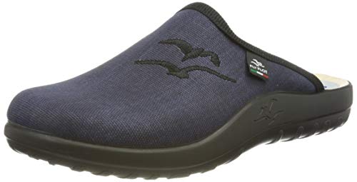 Flyflot Herren 880406 Hausschuh, Blau, 44 EU von Fly Flot