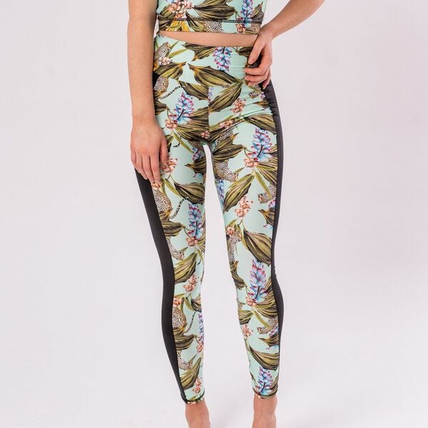 Flying Love Birds "Africa Mint" - Speed Stripe Leggings Flying Love Birds "Africa Mint" - Speed Stripe Leggings von Flying Love Birds