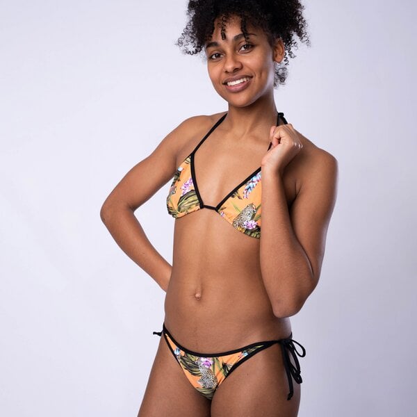 Flying Love Birds "Exotic Orange" - Tie Tanga Bikinihöschen von Flying Love Birds