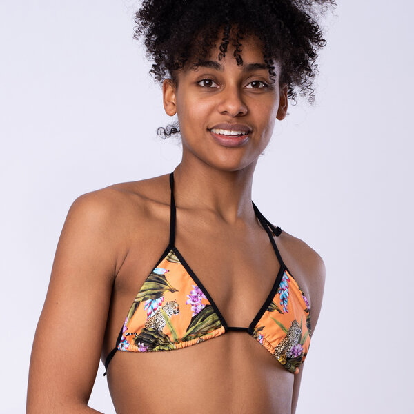 Flying Love Birds "Exotic Orange" - Triangel Bikini Top von Flying Love Birds