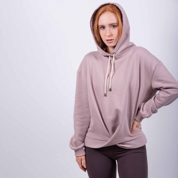 Flying Love Birds Twisted Hoodie - aus Bio Baumwolle von Flying Love Birds