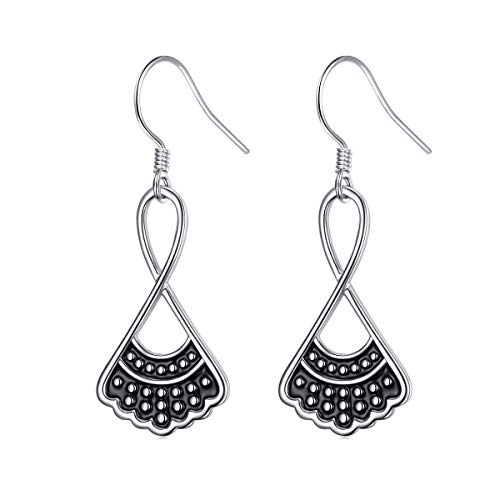 925 Sterling Silber RBG Dissent Kragen Ohrringe Dangle Drop Schmuck Geschenke für Damen Mädchen Fan von Ruth Bader Ginsburg von Flyow