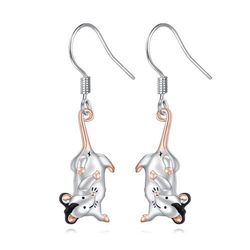 Opossum Ohrringe für Frauen 925 Sterling Silber Opossum Tropfen Ohrringe Niedliche Opossum Schmuck Geschenk für Possum Liebhaber Opossum Ohrringe für Frauen 925 Sterling Silber Opossum Tropfen Ohrringe Niedliche Opossum Schmuck Geschenk für Possum Liebhaber von Flyow