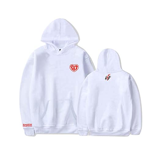 Flyself Damen Kpop Stray Kids ’S FM Kapuzenpullover Hip hop Streetwear Bang Chan Changbin Hyunjin Felix Seungmin Jeongin Jisung Minho Woojin Hoodie Sweatshirts Pullover von Flyself