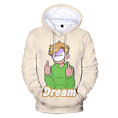 Flyself Jungen Mädchen Kapuzenpullover Dreamwastaken Dream Smile Kinder Langarm Hoodie Sweatshirt Pullover Sweatjacke von Flyself