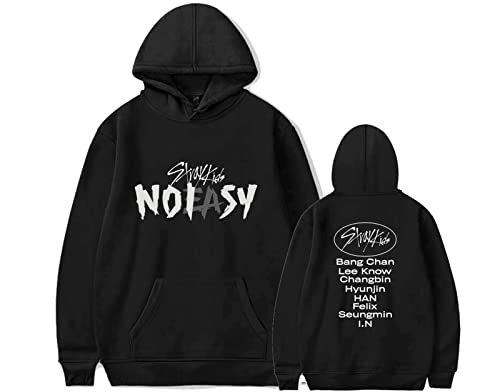 Flyself KPOP Stray Kids NOEASY Kapuzenpullover Hip hop Streetwear Bang Chan Changbin Hyunjin Felix Seungmin Jeongin Jisung Minho Woojin Hoodie Sweatshirts Pullover von Flyself