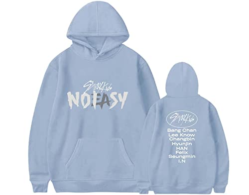 Flyself KPOP Stray Kids NOEASY Kapuzenpullover Hip hop Streetwear Bang Chan Changbin Hyunjin Felix Seungmin Jeongin Jisung Minho Woojin Hoodie Sweatshirts Pullover von Flyself