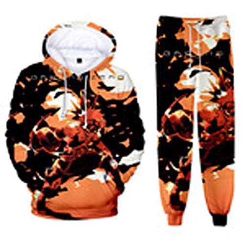 Flyself Trainingsanzüge für Herren Damen Unisex Anime 3D Druck Hoody und Hosen für Jungen Mädchen XXS-XXL von Flyself