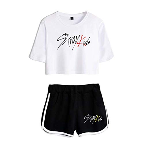 Flyself Unisex Kpop T-Shirts und Hosen Kurzarm T-Shirt & Kurze Hose 2 Stücke Set für Herren und Damen Flyself Unisex Kpop T-Shirts und Hosen Kurzarm T-Shirt & Kurze Hose 2 Stücke Set für Herren und Damen von Flyself