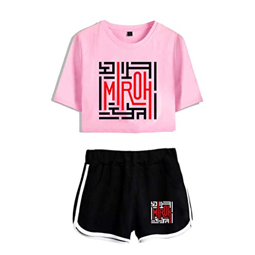 Flyself Unisex Kpop T-Shirts und Hosen Kurzarm T-Shirt & Kurze Hose 2 Stücke Set für Herren und Damen Flyself Unisex Kpop T-Shirts und Hosen Kurzarm T-Shirt & Kurze Hose 2 Stücke Set für Herren und Damen von Flyself