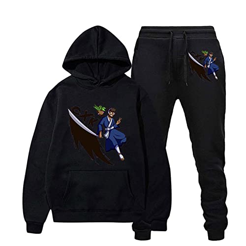 Flyself Unisex Trainingsanzug CoryxKenshin Merch Lange Ärmel Kapuzenpullover Sweatshirt + Jogginghose Sportswear 2 Stück Sets Cosplay Outfit für Mädchen Jungen von Flyself