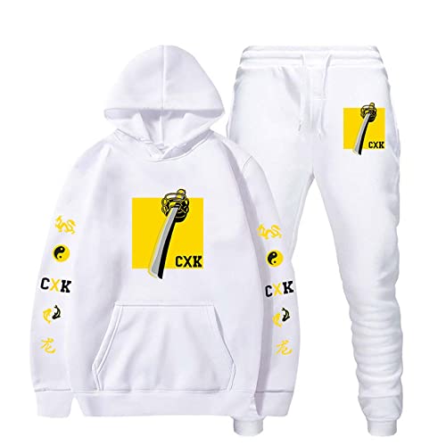 Flyself Unisex Trainingsanzug CoryxKenshin Merch Lange Ärmel Kapuzenpullover Sweatshirt + Jogginghose Sportswear 2 Stück Sets Cosplay Outfit für Mädchen Jungen von Flyself