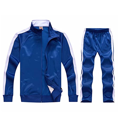 Flyself Unisex Trainingsanzug Lange Ärmel Kapuzenpullover Sweatshirt + Jogginghose Sportswear 2 Stück Sets Cosplay Outfit von Flyself