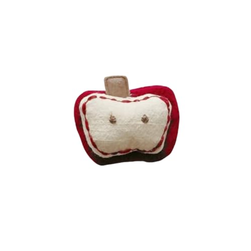 Flyshun Delicate Fabric Pins - Weiche Baumwolle Leinen gestickte Broschen für Frauen Mode Bluse, Schal, Tasche, Hut (Form des Äpfel ﻿1) von Flyshun