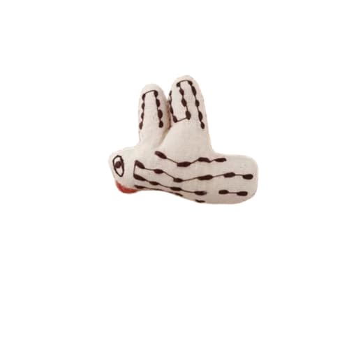 Flyshun Delicate Fabric Pins - Weiche Baumwolle Leinen gestickte Broschen für Frauen Mode Bluse, Schal, Tasche, Hut (Form des Vogel 2) von Flyshun