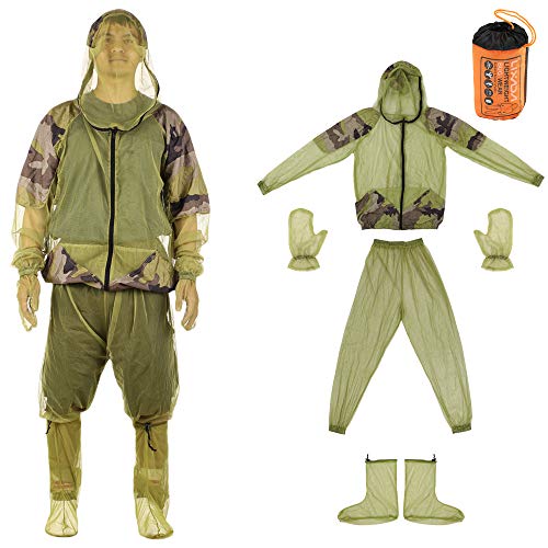 Flytise Outdoor Mückenschutz Anzug Bug Jacke Mesh Hooded Suits Angeln Jagd Camping Jacke Insektenschutz Mesh Shirt Hosen Flytise Outdoor Mückenschutz Anzug Bug Jacke Mesh Hooded Suits Angeln Jagd Camping Jacke Insektenschutz Mesh Shirt Hosen von Flytise