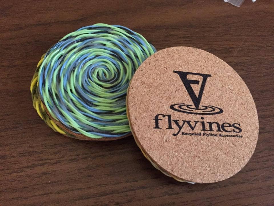 Recycelte Fly Line Flyvines Untersetzer Recycelte Fly Line Flyvines Untersetzer von Flyvines