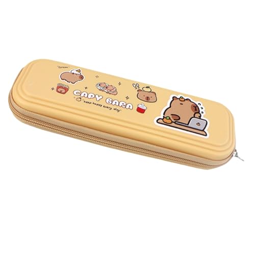 FmtwPhn Capybara Federmäppchen, Capybara Federmäppchen | Briefpapier-Stiftetui | Capybara Niedliches Federmäppchen, groß, Federmäppchen mit Fassungsvermögen für Kinder, Mädchen und, tragbare von FmtwPhn