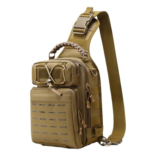 Angelausrüstungstasche – Sling-Angelrucksack, Reflektierende Streifen-Tackle-Schultertasche | Angel-Schulter-Aufbewahrungstasche Mit Großem Fassungsvermögen, Angel-Umhängetasche Zum , Wandern, C von Fmzrbnih