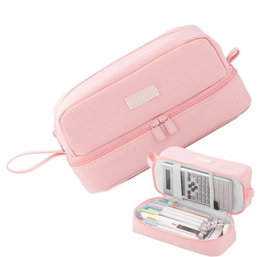 Federmäppchen für Mädchen – Reißverschluss-Federmäppchen, Mehrzweck-Federmäppchen, ästhetisches Federmäppchen, Organizer mit doppellagigem Design, Schreibtisch-Organizer, Markertasche für Kinder, 24 x von Fmzrbnih