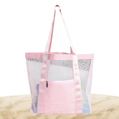 Fmzrbnih Netztasche, sanddichte Tragetasche, leichte Netz-Strandtasche für Damen, Schwimmbadtasche, faltbare Umhängetasche für den Außenbereich, Refer to description Fmzrbnih Netztasche, sanddichte Tragetasche, leichte Netz-Strandtasche für Damen, Schwimmbadtasche, faltbare Umhängetasche für den Außenbereich, Refer to description von Fmzrbnih