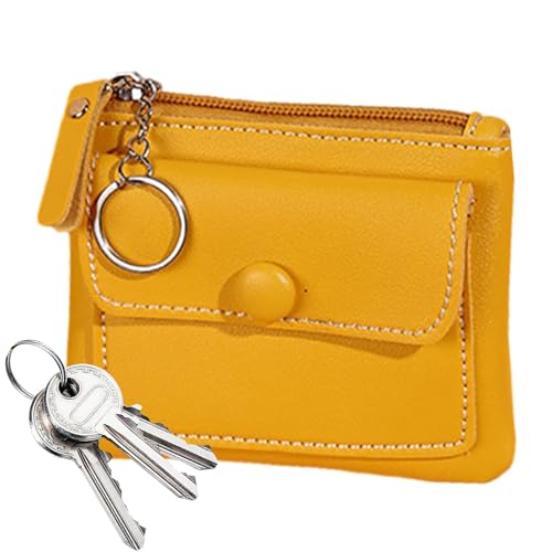 Kartenetuis Für Damen – Kartenetui, Minimalistisches Portemonnaie Mit Reißverschluss | Multifunktionaler Kartenhalter Aus PU Mit Vordertasche, Kartenetuis Aus PU-Leder Für Damen Und Mädchen, ( von Fmzrbnih