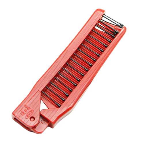 Klappkamm – Tragbarer Haarkamm, kompakte Mehrzweckbürsten | Multifunktionaler faltbarer Taschenkamm, praktischer Haarkamm, Reisebürste und Kamm für Kinder, (4,13 x 0,98 x 0,98 Zoll) von Fmzrbnih