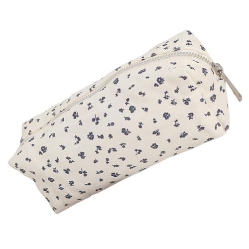 Make-up-Pinsel-Organizer für Reisen, Make-up-Pinseltasche mit Blumenmuster - Aufbewahrungstasche, Make-up-Tasche, Kosmetiktaschen - Canvas Kosmetik Organizer Reisetasche, Make-up Organizer Kulturbeute von Fmzrbnih