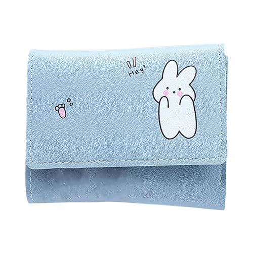 Niedliche Geldbörse – niedliche, Faltbare Geldbörse, charmanter Geldfach, Kartenhalter, modische kleine dreifach gefaltete Geldbörse, PU-Geldbörse, tragbare kleine Geldbörse, Mehrzweck-Tier-Geldbörse von Fmzrbnih
