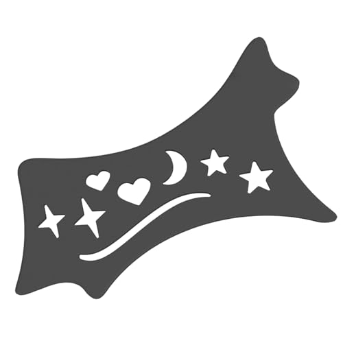 Silikon-Eyeliner-Werkzeughelfer, flexible Eyeliner-Schablonen, abgeschrägtes Design, Konturanleitung für Make-up-Anfänger und Beauty-Liebhaber von Fmzrbnih