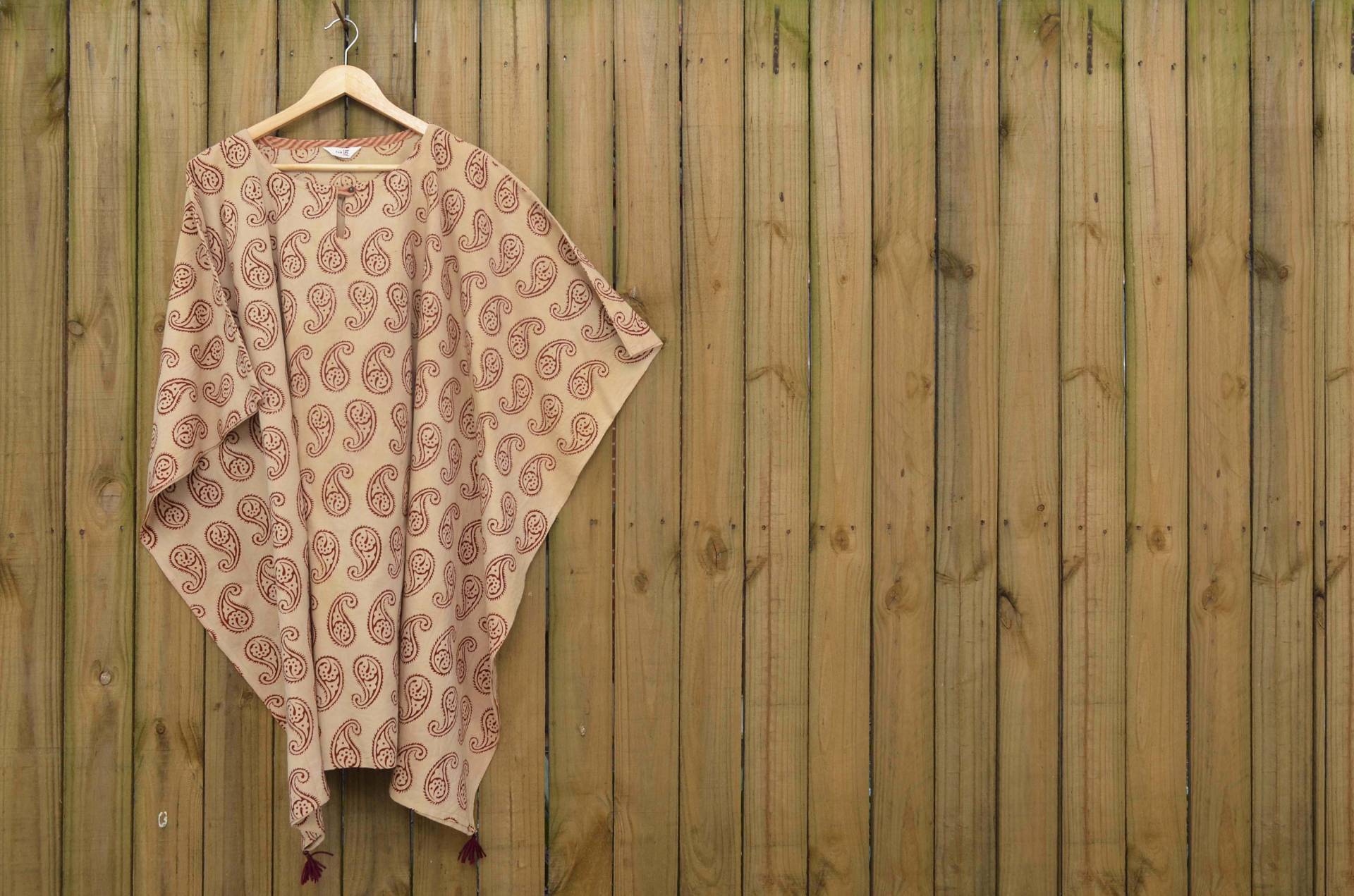 Kaftan - Ziegelrot Paisley Kaftan - Ziegelrot Paisley von FnRDesigns