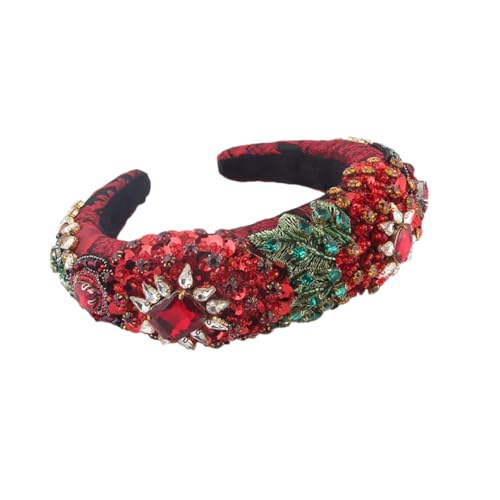 Damen-Haarreif mit Perlen, Flanell, Brautschmuck, Hochzeit, Haarschmuck, Strass, Abschlussball, Stirnband 0 von Fnfmrfmr