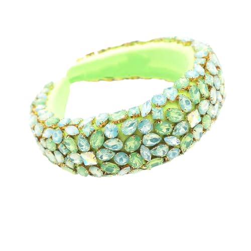 Fnfmrfmr 6-En8 Haarbänder mit Strasssteinen, gepolstert, handgefertigt, Tiara, Stirnband, Hochzeit, Party, Haarschmuck von Fnfmrfmr