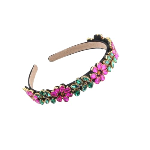 Fnfmrfmr Haarreif für Damen, Party-Haarband, bunt, Strass, Hochzeit, Tiara, Zubehör, Bohemian-Stirnband, 10 Stück von Fnfmrfmr