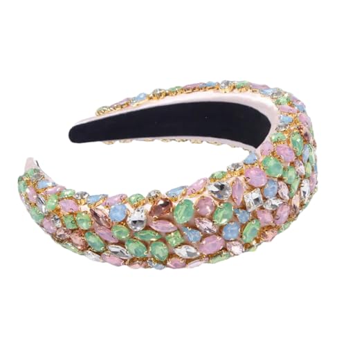 Gepolsterte Haarbänder für Damen, handgefertigt, Tiara, Stirnband, Hochzeit, Party, Haarschmuck, 1-En8 Gepolsterte Haarbänder für Damen, handgefertigt, Tiara, Stirnband, Hochzeit, Party, Haarschmuck, 1-En8 von Fnfmrfmr