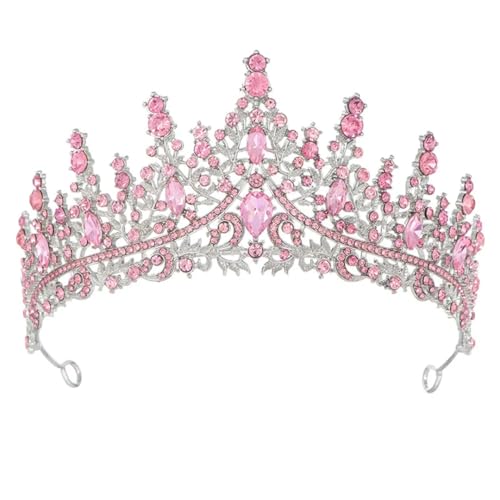 Strass Braut Krone Stirnband Hochzeitskleid Zubehör Braut Geburtstag Ballkronen Haar Silber pnnrk Diamant von Fnfmrfmr