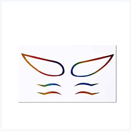 Doppel augenlid aufkleber Wiederverwendbarer Eyeliner und Wimpern Aufkleber Mode Augen Aufkleber Makeup Eyeliner Lidschatten Gesicht Aufkleber Augen Make-up Shine Aufkleber Eyeliner aufkleber (Size : von FnnEmg