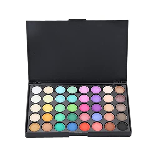 Qing beauty palette 40 farbe matte lidschatten palette glitter lid schatten wasserdicht dauerhaft make up palette schimmern mode frauen schönheit augen Make up palette (Size : China) von FnnEmg