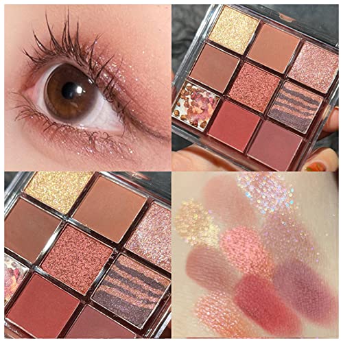 Qing beauty palette Lidschatten-Palette Glitzer Perlglanz Matte Acryl transparentes Lidschatten-Make-Up dauerhafte Kosmetik Make up palette (Size : Russian Federation) von FnnEmg