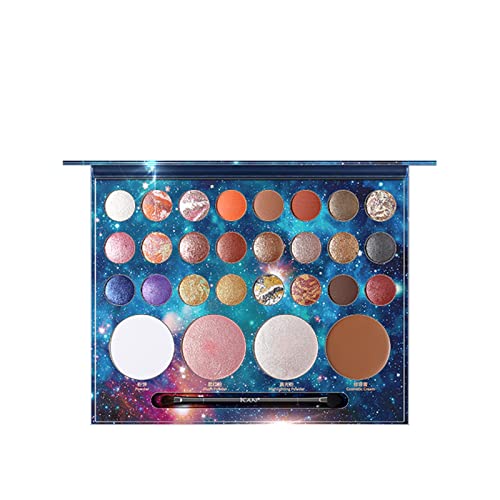 Qing beauty palette Übersee professionell 28 farbiges make-up kit hoch pigmentierte schimmern glitter lid schatten palette high glitter schönheit kosmetik Make up palette (Size : Russian Federation) von FnnEmg