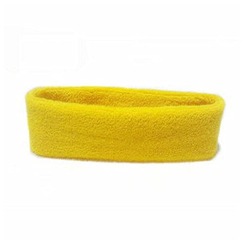 Stirnband Damen 1 Stück Verstellbare Gesichtsbehaarung Makeup-Kopfband-Handtuchhaar-Wrap-Duschkappe-Stretch SPA Gesichtskopfbandfarbe Haare Ascessorien Gesichtswaschstirnband (Size : Yellow) von FnnEmg