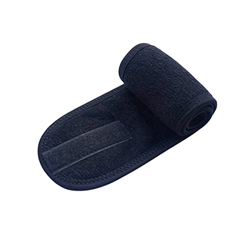 Stirnband Damen Massivfarbsport Nylon-Befestigungsband-Band-Stirnband einstellbar weiche Samt-Stirnbänder Haarschalband rutschfeste Make-up-Haarbänder Gesichtswaschstirnband (Size : HJ2295-D) von FnnEmg