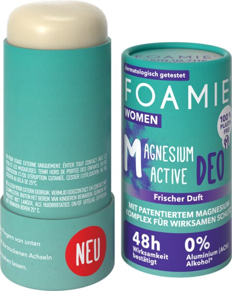 Foamie Deodorant - Rain In The Woods green 40 g von Foamie