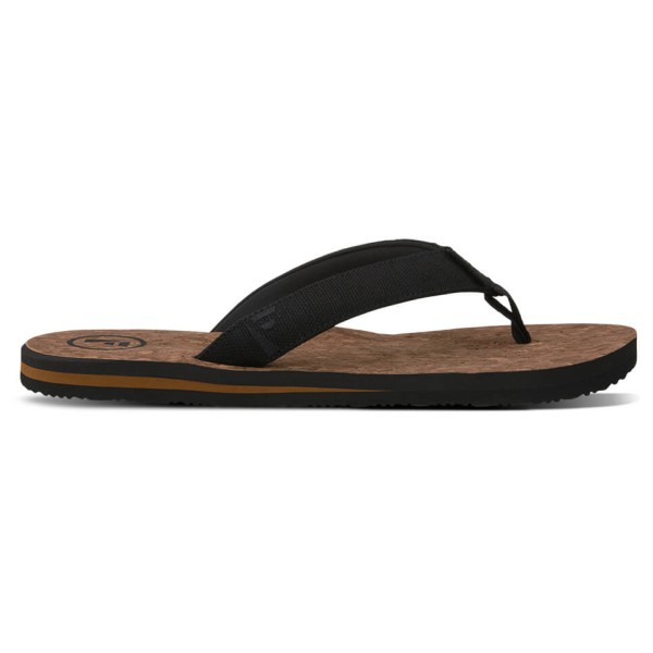 Foamlife - Mully Cork - Sandalen Gr 45 schwarz/braun von Foamlife