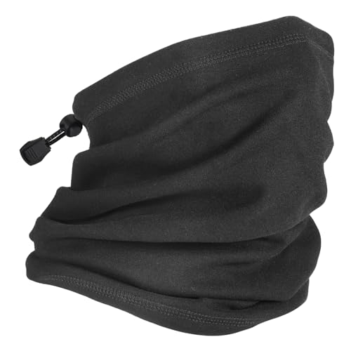 Foatcox Winddicht Multifunktionstuch, Schlauchschal Loopschal Halstuch Neckwarmer Herren Damen Halstuch Halten Sportschal Halswärmer für Laufen, Radfahren, Klettern (DW-AP-Schwarz-01) von Foatcox
